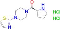 1-[(2s)-pyrrolidine-2-carbonyl]-4-(1,3-thiazol-2-yl)piperazine dihydrochloride