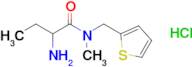 2-Amino-n-methyl-n-(thiophen-2-ylmethyl)butanamide hydrochloride