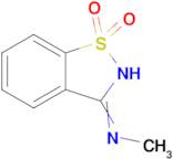 3-(methylimino)-2,3-dihydro-1λ⁶,2-benzothiazole-1,1-dione