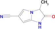 3-Methyl-2-oxo-1h,2h,3h-pyrrolo[1,2-a]imidazole-6-carbonitrile