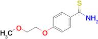 4-(2-Methoxyethoxy)benzene-1-carbothioamide