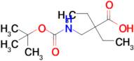 2-({[(tert-Butoxy)carbonyl]amino}methyl)-2-ethylbutanoic acid