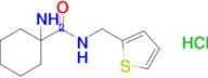 1-Amino-n-(thiophen-2-ylmethyl)cyclohexane-1-carboxamide hydrochloride