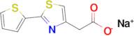 Sodium 2-[2-(thiophen-2-yl)-1,3-thiazol-4-yl]acetate