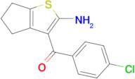 3-(4-Chlorobenzoyl)-4h,5h,6h-cyclopenta[b]thiophen-2-amine