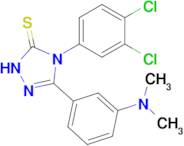 4-(3,4-dichlorophenyl)-3-[3-(dimethylamino)phenyl]-4,5-dihydro-1H-1,2,4-triazole-5-thione