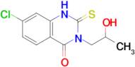 7-chloro-3-(2-hydroxypropyl)-2-sulfanylidene-1,2,3,4-tetrahydroquinazolin-4-one