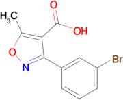 3-(3-Bromophenyl)-5-methyl-1,2-oxazole-4-carboxylic acid