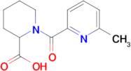 1-(6-Methylpyridine-2-carbonyl)piperidine-2-carboxylic acid