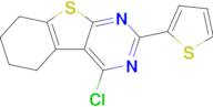 3-Chloro-5-(thiophen-2-yl)-8-thia-4,6-diazatricyclo[7.4.0.0,2,7]trideca-1(9),2,4,6-tetraene