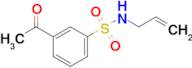 3-Acetyl-n-(prop-2-en-1-yl)benzene-1-sulfonamide
