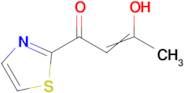 3-hydroxy-1-(1,3-thiazol-2-yl)but-2-en-1-one