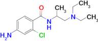 4-Amino-2-chloro-n-[1-(diethylamino)propan-2-yl]benzamide