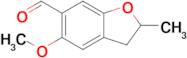 5-Methoxy-2-methyl-2,3-dihydro-1-benzofuran-6-carbaldehyde