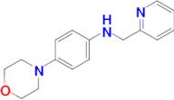 4-(Morpholin-4-yl)-n-(pyridin-2-ylmethyl)aniline