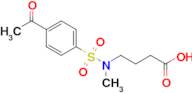 4-(n-Methyl4-acetylbenzenesulfonamido)butanoic acid