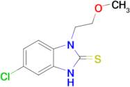 5-chloro-1-(2-methoxyethyl)-2,3-dihydro-1H-1,3-benzodiazole-2-thione