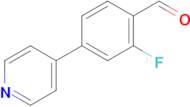 2-Fluoro-4-(pyridin-4-yl)benzaldehyde