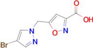 5-[(4-bromo-1h-pyrazol-1-yl)methyl]-1,2-oxazole-3-carboxylic acid