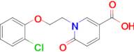 1-[2-(2-chlorophenoxy)ethyl]-6-oxo-1,6-dihydropyridine-3-carboxylic acid