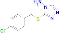 3-{[(4-chlorophenyl)methyl]sulfanyl}-4h-1,2,4-triazol-4-amine