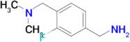 {4-[(dimethylamino)methyl]-3-fluorophenyl}methanamine
