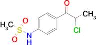 n-[4-(2-chloropropanoyl)phenyl]methanesulfonamide