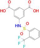 5-[2-(trifluoromethyl)benzenesulfonamido]benzene-1,3-dicarboxylic acid