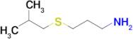 3-[(2-methylpropyl)sulfanyl]propan-1-amine