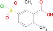 3-(Chlorosulfonyl)-2,6-dimethylbenzoic acid