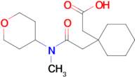 2-(1-{[methyl(oxan-4-yl)carbamoyl]methyl}cyclohexyl)acetic acid