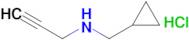 (Cyclopropylmethyl)(prop-2-yn-1-yl)amine hydrochloride