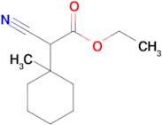 Ethyl 2-cyano-2-(1-methylcyclohexyl)acetate