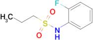 n-(2-Fluorophenyl)propane-1-sulfonamide