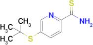 5-(tert-Butylsulfanyl)pyridine-2-carbothioamide