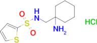 n-[(1-aminocyclohexyl)methyl]thiophene-2-sulfonamide hydrochloride