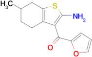 3-(Furan-2-carbonyl)-6-methyl-4,5,6,7-tetrahydro-1-benzothiophen-2-amine