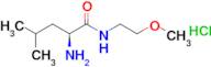 (2s)-2-Amino-n-(2-methoxyethyl)-4-methylpentanamide hydrochloride