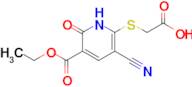 2-{[3-cyano-5-(ethoxycarbonyl)-6-oxo-1,6-dihydropyridin-2-yl]sulfanyl}acetic acid