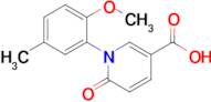 1-(2-Methoxy-5-methylphenyl)-6-oxo-1,6-dihydropyridine-3-carboxylic acid