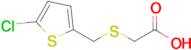 2-{[(5-chlorothiophen-2-yl)methyl]sulfanyl}acetic acid