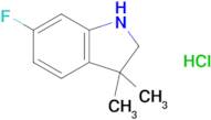 6-Fluoro-3,3-dimethyl-2,3-dihydro-1h-indole hydrochloride