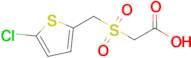 2-[(5-chlorothiophen-2-yl)methanesulfonyl]acetic acid