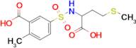 5-{[1-carboxy-3-(methylsulfanyl)propyl]sulfamoyl}-2-methylbenzoic acid