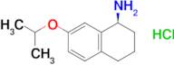 (1s)-7-(Propan-2-yloxy)-1,2,3,4-tetrahydronaphthalen-1-amine hydrochloride