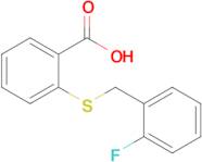 2-{[(2-fluorophenyl)methyl]sulfanyl}benzoic acid