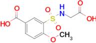 3-[(carboxymethyl)sulfamoyl]-4-methoxybenzoic acid