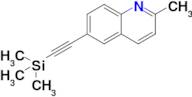 2-Methyl-6-[2-(trimethylsilyl)ethynyl]quinoline