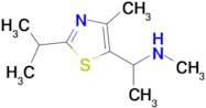 Methyl({1-[4-methyl-2-(propan-2-yl)-1,3-thiazol-5-yl]ethyl})amine