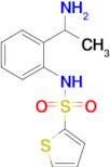 n-[2-(1-aminoethyl)phenyl]thiophene-2-sulfonamide